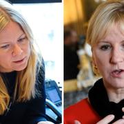 Sofia Damm (KD) och Margot Wallström (S).