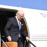 Kungen under sin resa till Ukraina nyligen.