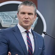 USA:s försvarsminister Pete Hegseth.