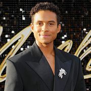 Jaafar Jackson på premiären av ”Michael”