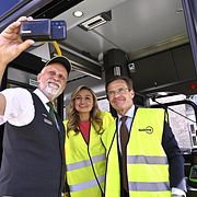 Statsminister Ulf Kristersson (M) och energi- och näringsminister Ebba Busch (KD).