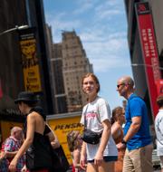 Arkivbild: Times Square, New York, 27 juli 2023.