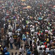 Arkivbild: Protester i Lagos, Nigeria.