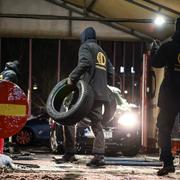 Däckbyte i Stockholm.