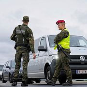 Polska poliser, arkivbild från juli 2025.