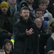 Michael Carrick under sin tid som tränare för Middlesbrough.
