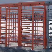 Arkivbild. Grindarna in till Northvolts anläggning i Skellefteå – anläggningen som numera ägs av Lyten.