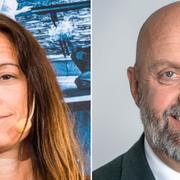 Länsförsäkringars investeringschef Anna Öster och Swedbanks seniora rådgivare Olof Manner 