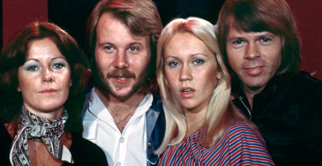 Abba under en tv-show 1976. Leif R Jansson/TT / TT NYHETSBYRÅN
