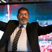 Muhammad Mursi vid valmöte i Kairo 2012