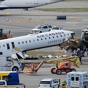 Olycksplanet på LaGuardia.