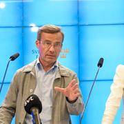 Ulf Kristersson, Anna König Jerlmyr och Johan Forssell