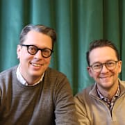 Christian Landgren och Andreas Lundmark, grundare till Berget AI. 