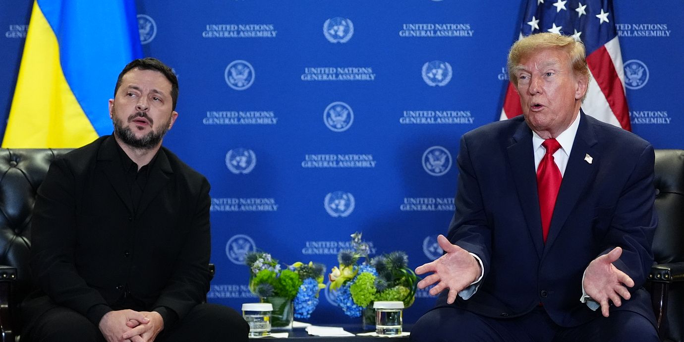 Donald Trump och Volodymyr Zelenskyj.