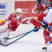 Modos målvakt Viktorije Svejdova under ishockeymatchen i SDHL mellan Modo och Leksand den 23 januari 2021.