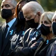 Joe Biden vid ceremoni för 9/11-offer. 