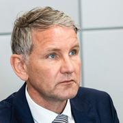 Björn Höcke under rättegången i våras.