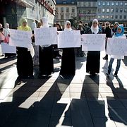 Hijabuppropet efter misshandeln av en gravid kvinna