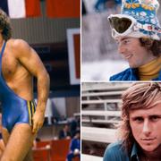 Arkivbilder: Frank Andersson, Ingemar Stenmark och Björn Borg. 