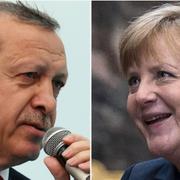 President Erdogan, tyska förbundskanslern Angela Merkel.