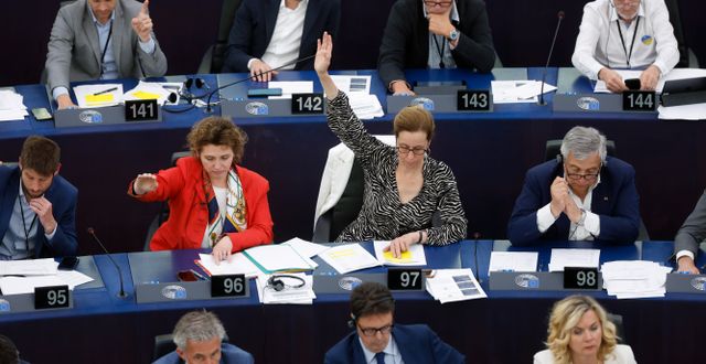EU-parlamentet.  Jean-Francois Badias / AP