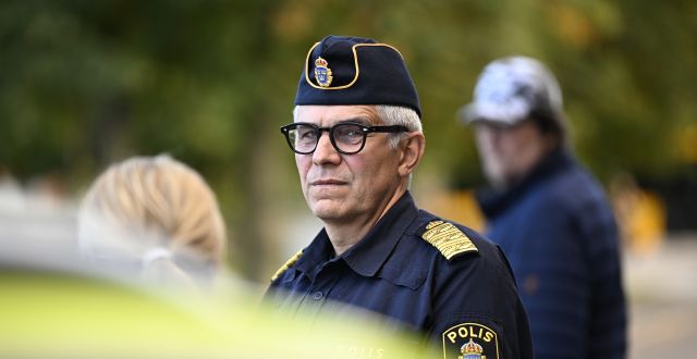 Sveriges rikspolischef Anders Thornberg. Johan Nilsson/TT