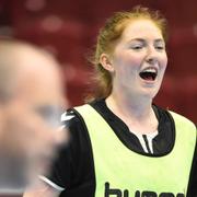 Höörs Sofia Hvenfelt under träningen inför SM-finalen.