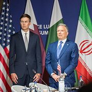 Vita husets särskilda sändebud Jared Kushner och Steve Witkoff.