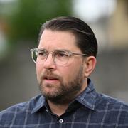 Jimmie Åkesson (S) i Almedalen.