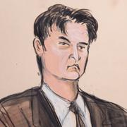 Ross Ulbricht på en skiss från rättegången. 