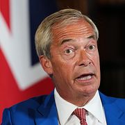 Reform UK:s partiledare Nigel Farage.