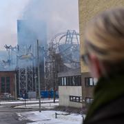 En kraftig brand har brutit ut i Lisebergs nya vattenvärld Oceana i Göteborg.