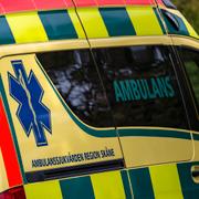 Illustrationsbild ambulans. 