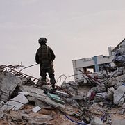 Arkivbild: Israeliska soldater i Rafah, Gaza, den 8 december 2025.