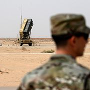 Arkivbild från Prince Sultan Air Base i Saudiarabien, 2020.