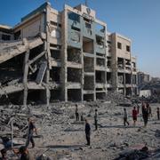 Gaza stad. Illustrationsbild.