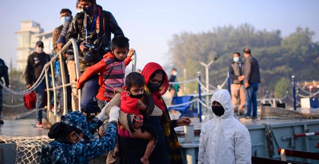 Flyktingar ur folkgruppen rohingya i Bangladesh. Mahmud Hossain Opu / TT NYHETSBYRÅN