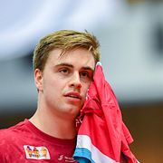 Eslövs Truls Möregårdh under SM-finalen.