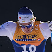 Sveriges Edvin Anger under dagens tävling. 