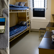 Arkivbild från 2025: Bilder från justitieminister Gunnar Strömmers (M) besök i fängelset Tartu Vangla i Tartu, Estland.