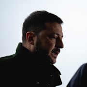 Ukrainas president Volodymyr Zelenskyj, tidigare i höstas. 