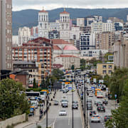 Kosovos huvudstad Pristina. Arkivbild.