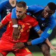 Eden Hazard och Paul Pogba