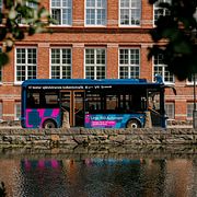 Självkörande  bussar i Göteborg.
