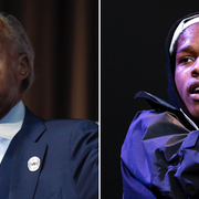 Al Sharpton och Asap Rocky.