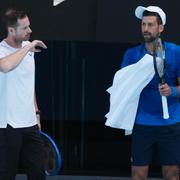 Novak Djokovic och Andy Murray.