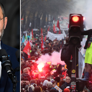 Premiärminister Édouard Philippe/Demonstrationer i Paris.