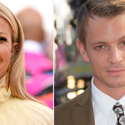 Gwyneth Paltrow och Joel Kinnama. Arkivbilder.