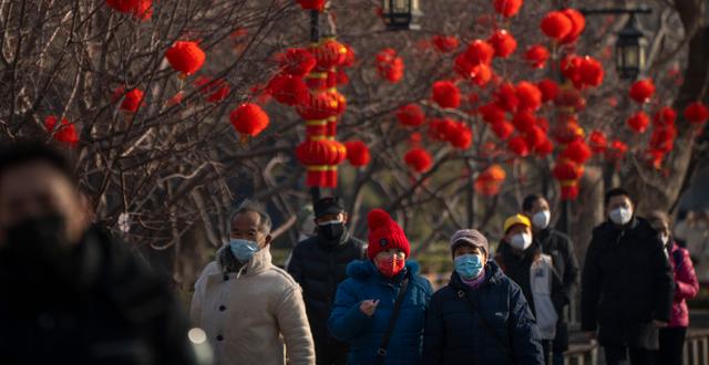 Peking, 22 januari 2023. Mark Schiefelbein / AP