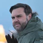 JD Vance under ett besök på Grönland. 